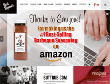 Tablet Screenshot of buttrub.com